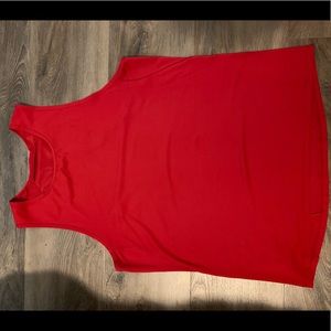 Lululemon weight lifting style tank, red, medium